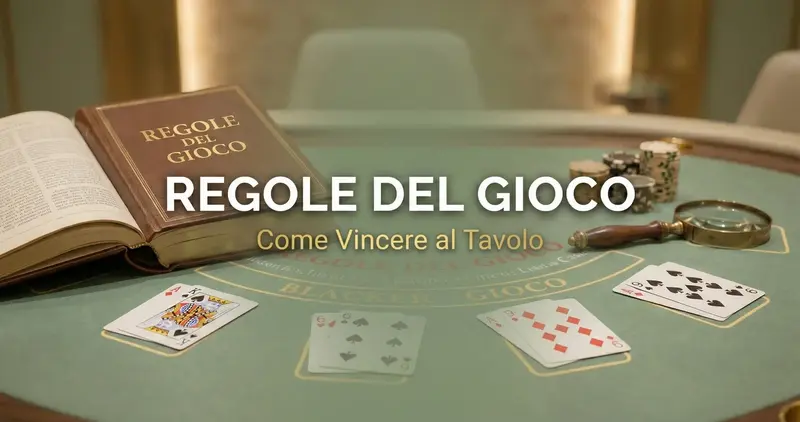 Tavolo blackjack casino online Italia - carte e fiches sul tavolo verde