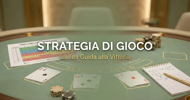 Strategia base blackjack tabella